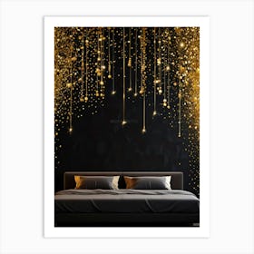 Gold Confetti 1 Art Print