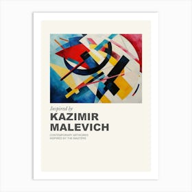 Museum Poster Inspired By Kazimir Malevich 1 Art Print