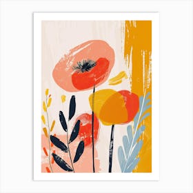 Poppies,Boho Art Print