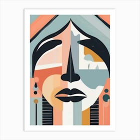 Face Of A Woman Art Print