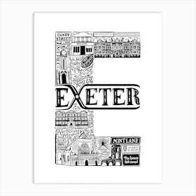 Exeter Art Print