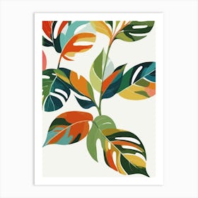 Botanical Celebration Of Color Art Print