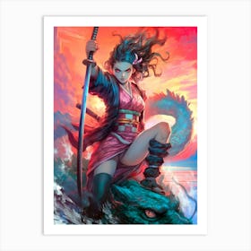 Nezuko Demon Slayer Art Print