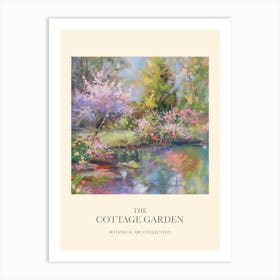 Cottage Garden Poster Floral Tapestry 6 Art Print