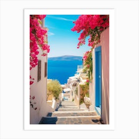 Santorini 1 Art Print