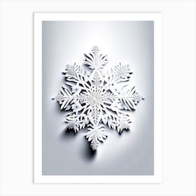 Individual, Snowflakes, Marker Art 3 Art Print