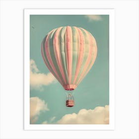 Hot Air Balloon In The Sky Art Print