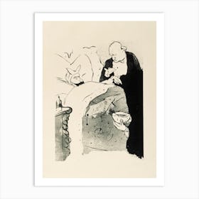 Sick Carnot (1893), Henri de Toulouse-Lautrec Art Print