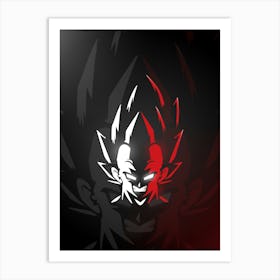 Dragon Ball Z Wallpaper 2 Art Print