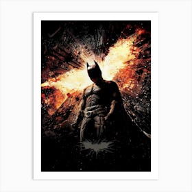 Rises movie poster Art Print