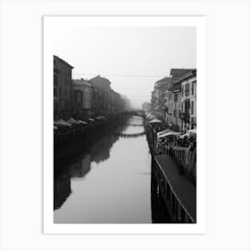 Canal Market - Milan Italy Art Print