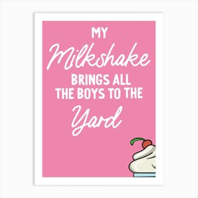 0fy 1095 Milkshake Copy Art Print