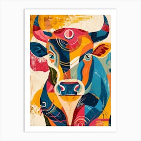 Bull illustration Art Print