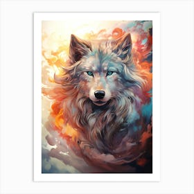 Wolf art Art Print