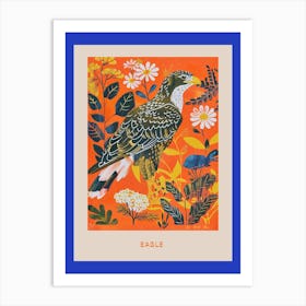 Spring Birds Poster Eagle 1 Art Print