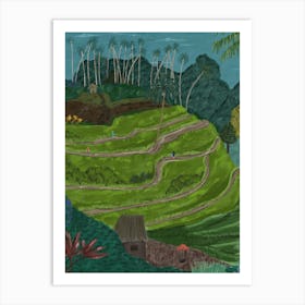 Bali Rice Fields Art Print