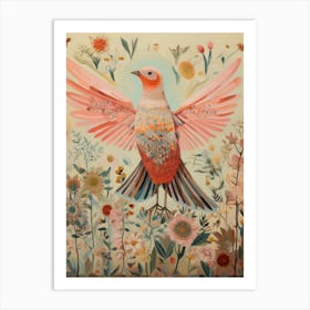 Cuckoo 4 Detailed Bird Painting Art Print