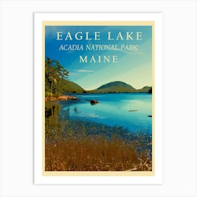 Eagle Lake Acadia National Park Maine Art Print