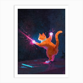 Shinobi Cat Art Print