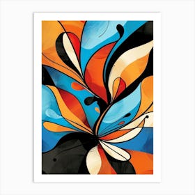 Abstract Butterfly 10 Art Print