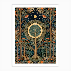 William Morris Tree Of Life 28 Art Print