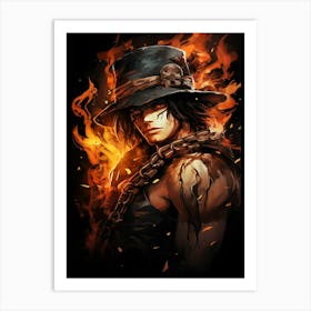 Portgas D. Ace 2 Art Print