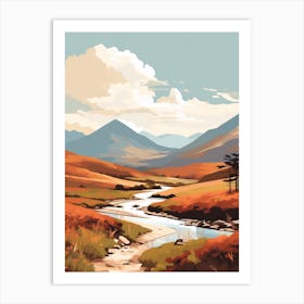 The Great Glen Way Scotland 4 Hiking Trail Landscape Art Print