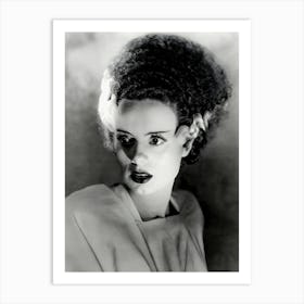 Actress Elsa Lanchester In A Scene From The Movie Bride Of Frankenstein Art Print