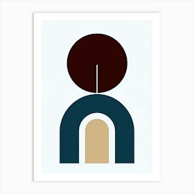 Rabat Proportions Minimalist Bauhaus Art Print