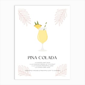 Pina Colada Art Print