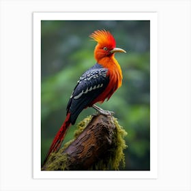 Nature's Canvas: Andean Jungle Bird Wall Art Art Print