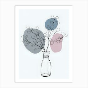 Vase Of Flowers Art Print