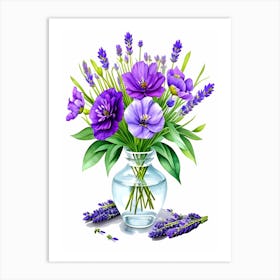 Flowers In A Vase Art Print