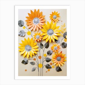 Sunflower Wall Art Art Print