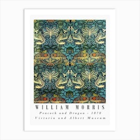 William Morris'S Peacock And Dragon Art Print