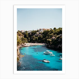 Mallorca Cala Pi, summervibes on the Spanish island Art Print