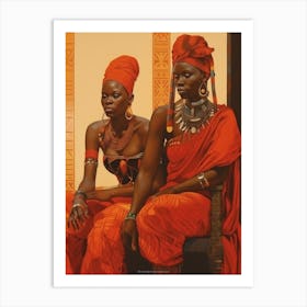 African Tales 2 Art Print