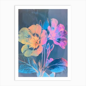 Iridescent Flower Evening Primrose 3 Art Print