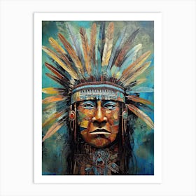 Indian Head Art Print