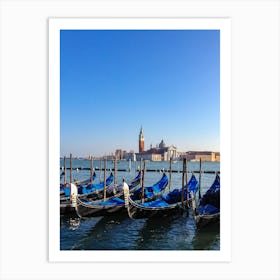 Venice Blue Art Print