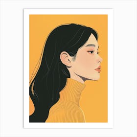 Portrait Of A Woman 548 Art Print