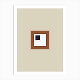 Square In A Square.Wall prints Art Print