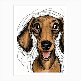 Dachshund Art Print