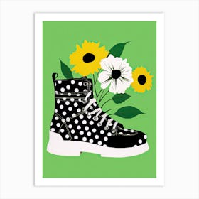 Flower Green Magic Art Print