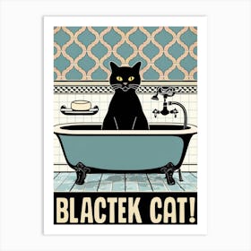 Black Cat 11 Art Print