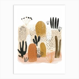 Cactus Print 2 Art Print