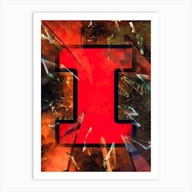 Illinois Fighting Illini 1 Art Print