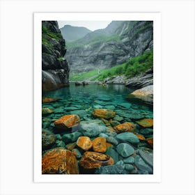 Fjords In Norway 2 Art Print