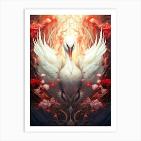 Swan Fantasy 1 Art Print