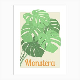 Monstera Love Art Print